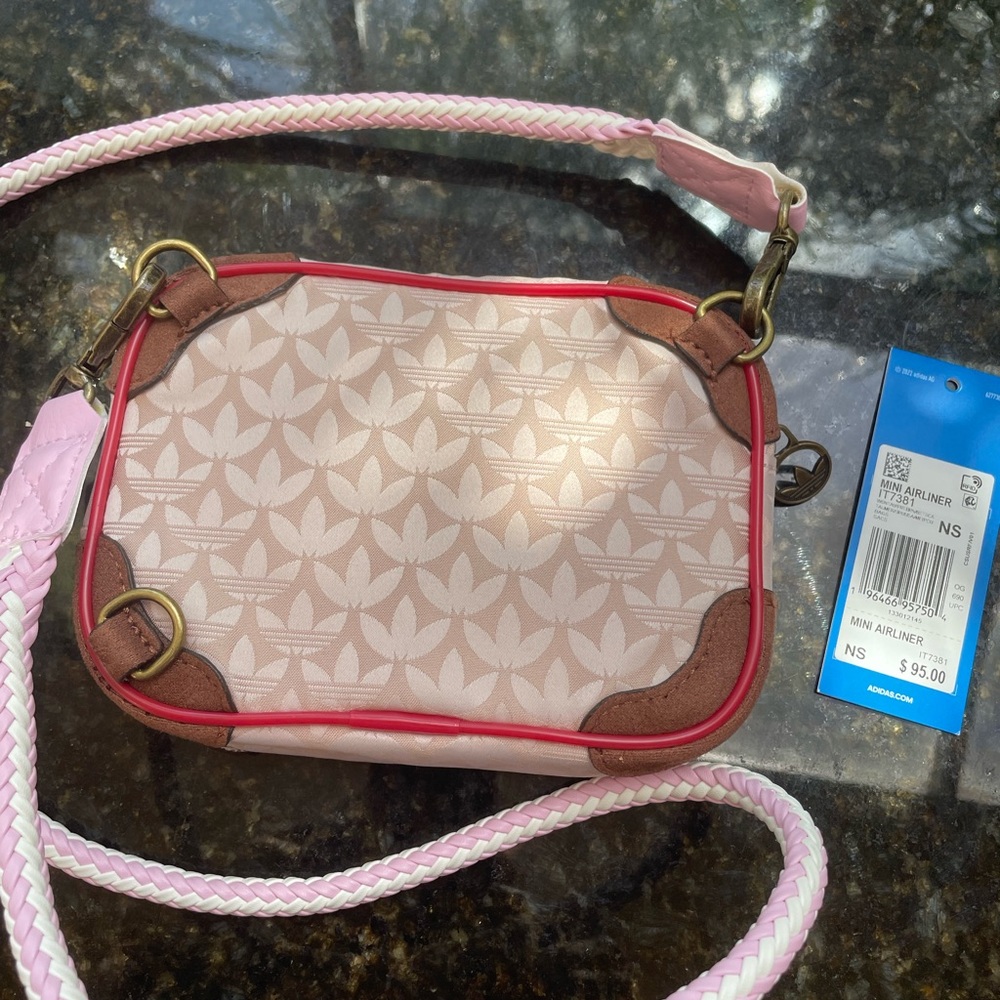 NWOT - Adidas Mini Airliner Crossbody Bag - Picture 2 of 3